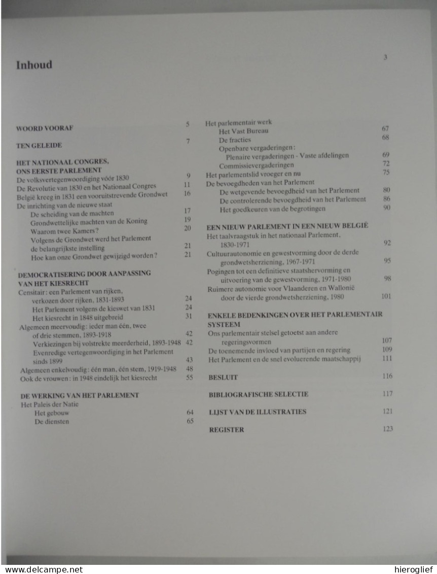 HET PARLEMENT Exponent Van Een Democratische Samenleving 1831-1981 Brussel België Kamer Volksvertegenwoordigers Senaat - Geschichte