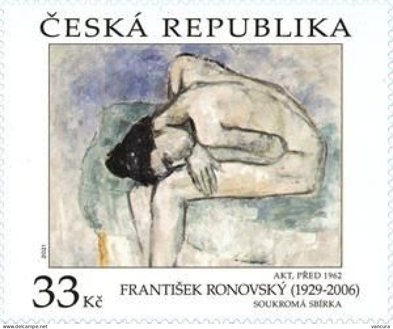 1138 Czech Republic Frantisek Ronovsky, Nude 2021 - Desnudos