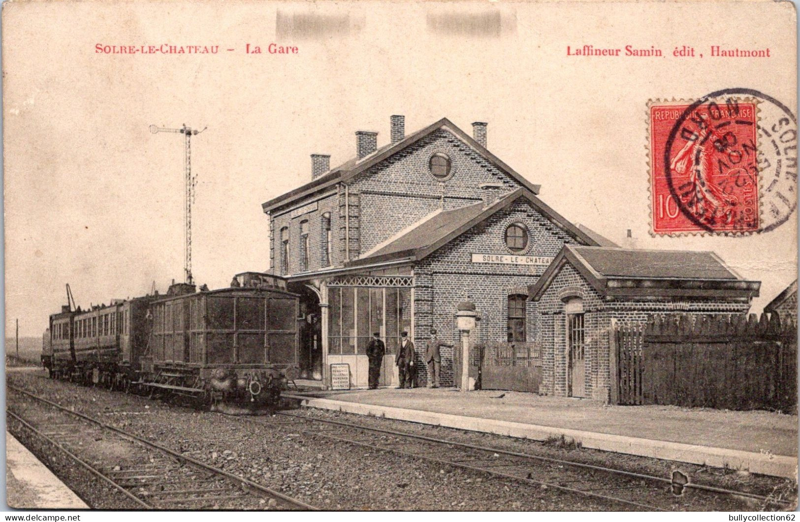 CPA -  SOLRE LE CHATEAU -  La Gare - Solre Le Chateau