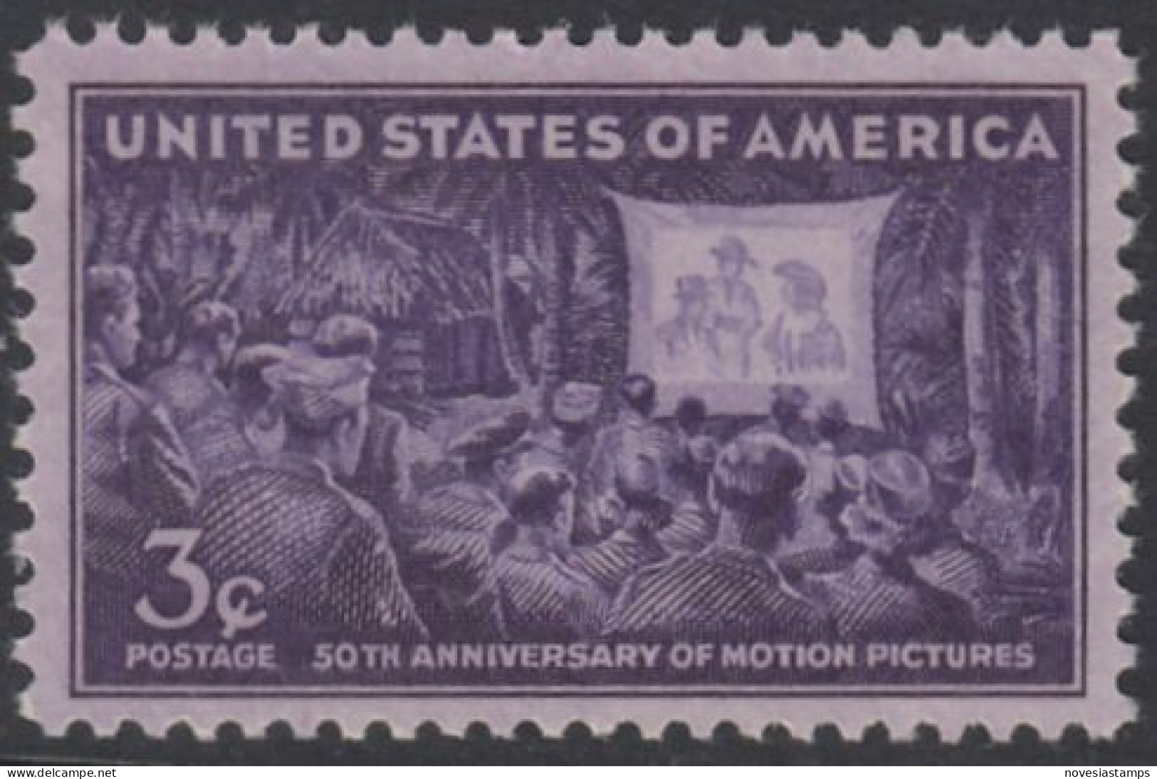 !a! USA Sc# 0926 MNH SINGLE (a3) - Motion Pictures; 50th Anniv. - Ongebruikt