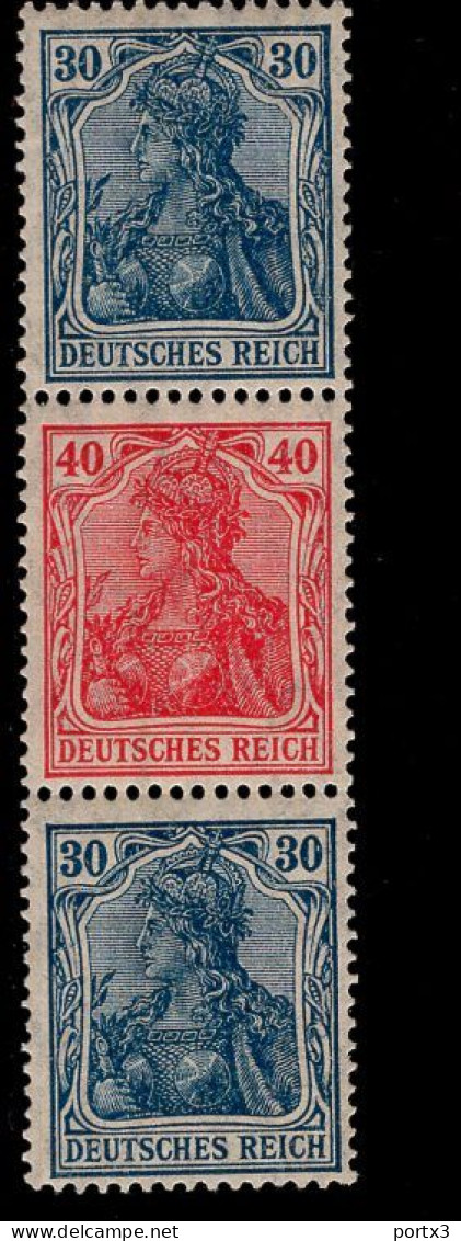 Deutsches Reich S 20 Germania MNH Postfrisch ** Neuf - Postzegelboekjes & Se-tenant