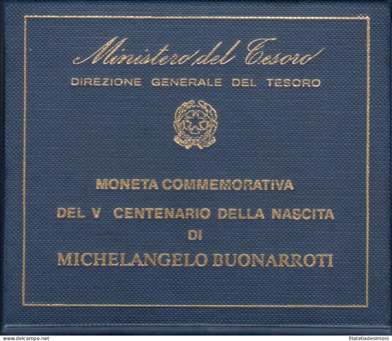 1975 Italia - Repubblica - 500 Lire Argento Michelangelo Buonarroti - FDC - 500 Liras