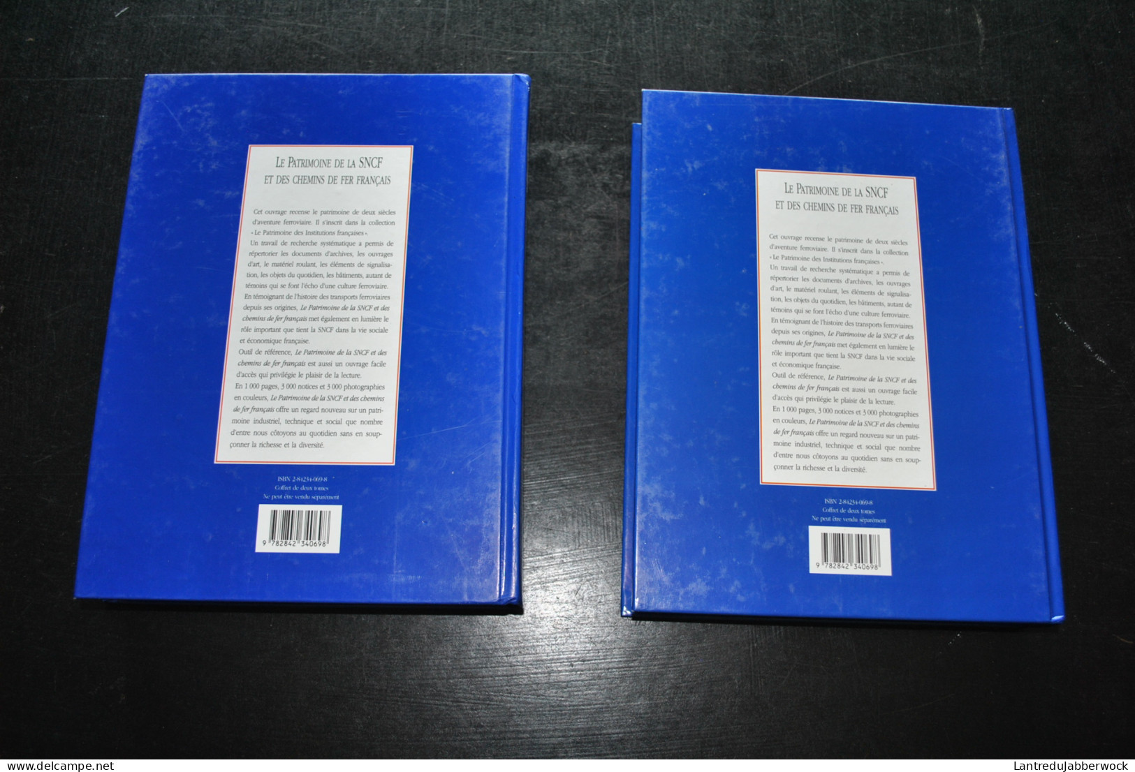 LE PATRIMOINE DE LA SNCF ET DES CHEMINS DE FER FRANÇAIS - Complet En 2 Volumes Matériel Roulant Automotrice Wagon Gare - Ferrovie & Tranvie