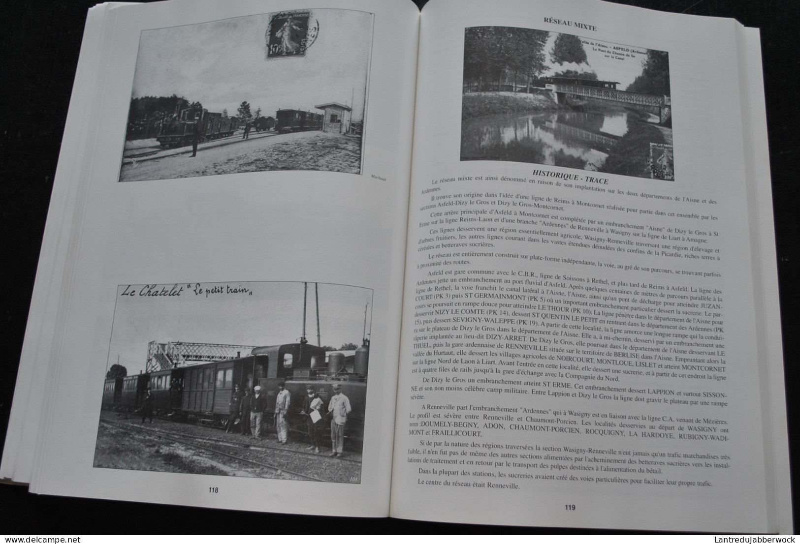 MOZAIVE Les Ardennes en petits trains de 1865 à nos jours Sedan Maizières Vendresse Wasigny Rocroi Nouzonville Monthermé