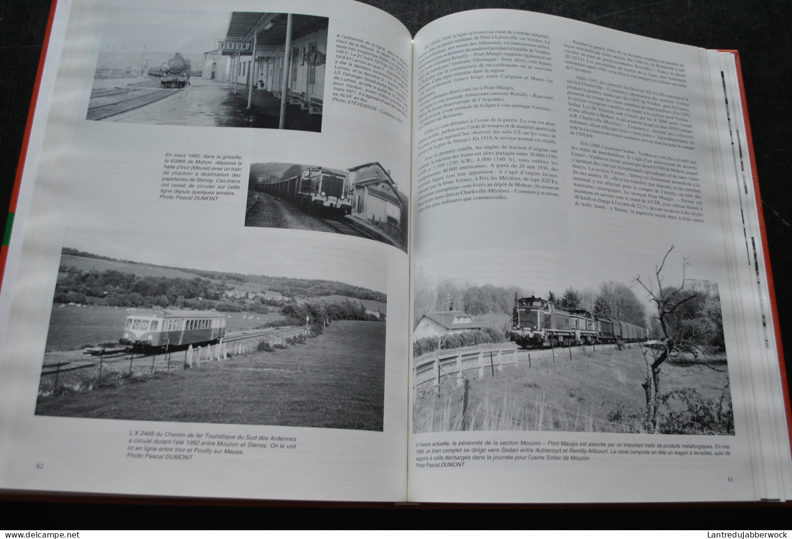 SUR LES RAILS D' ARDENNES ET DE GAUME Givet Dinant Sedan Chimay Virton Bertrix Vicinal Chemin de Fer Tram SNCV Tramway