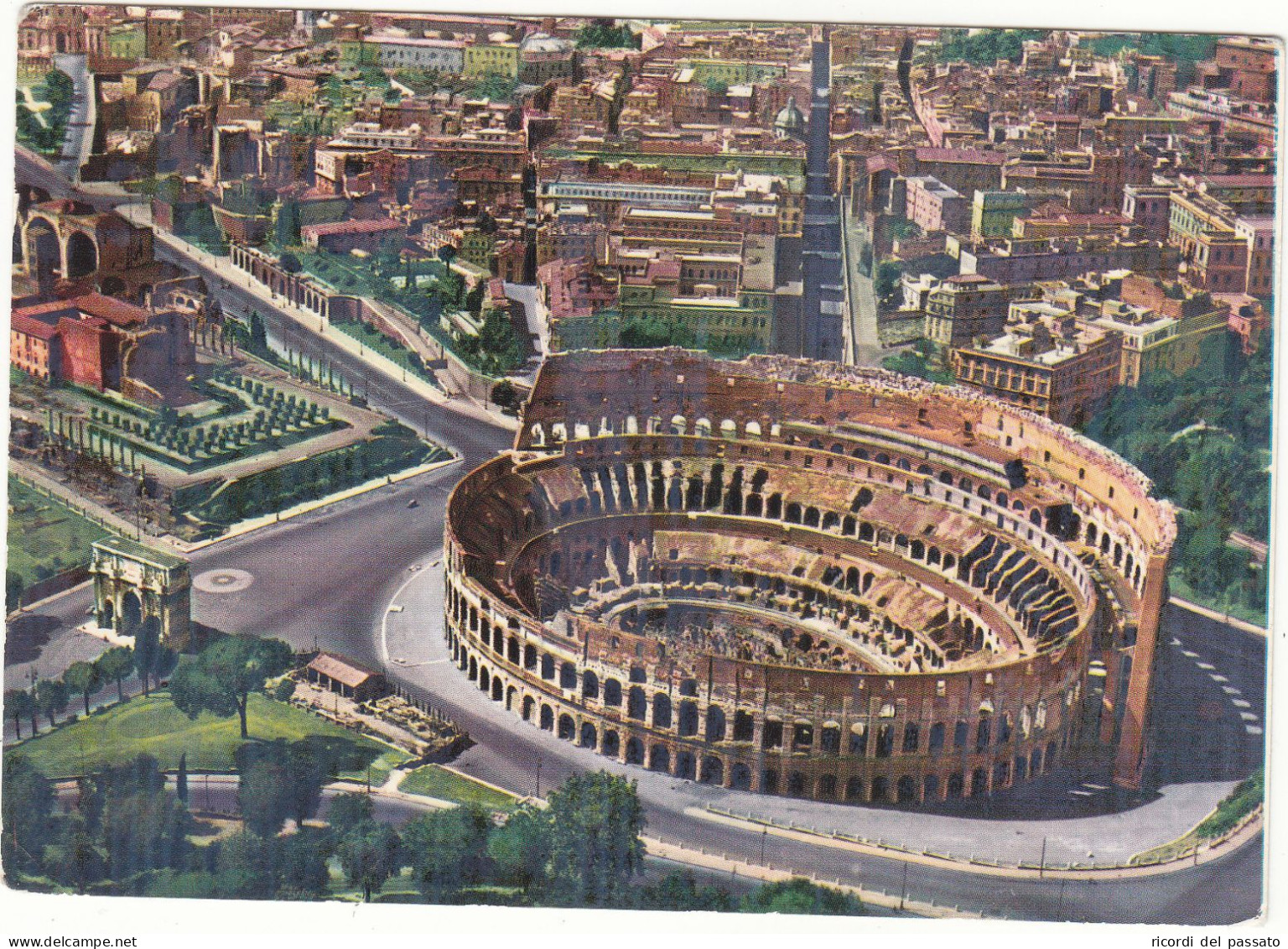 Cartolina Roma - Il Colosseo - Coliseo