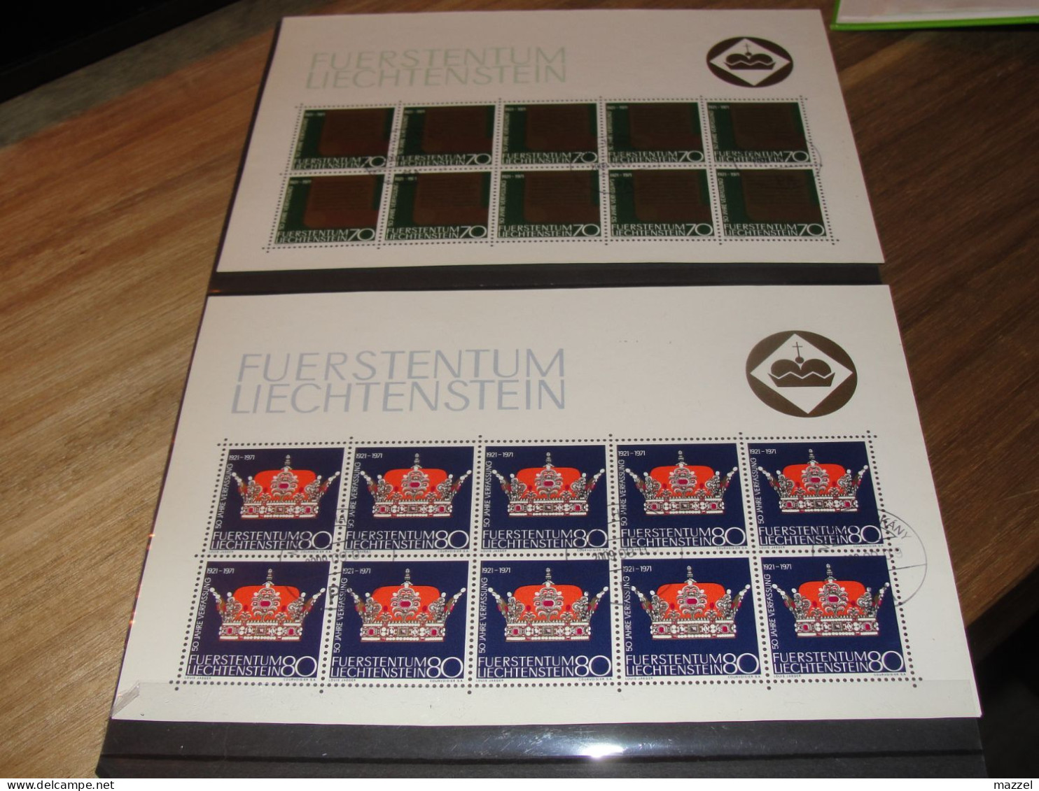 LIECHTENSTEIN   KLEINBOGEN  546-547  GEBRUIKT (USED) - Oblitérés