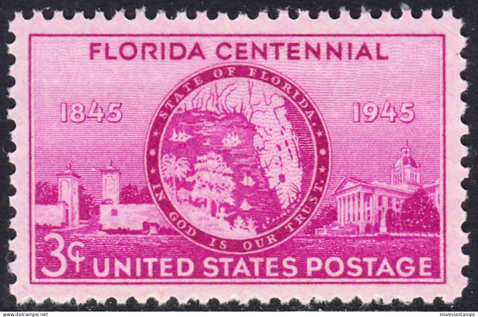 !a! USA Sc# 0927 MNH SINGLE (a1) - Florida Statehood - Nuevos