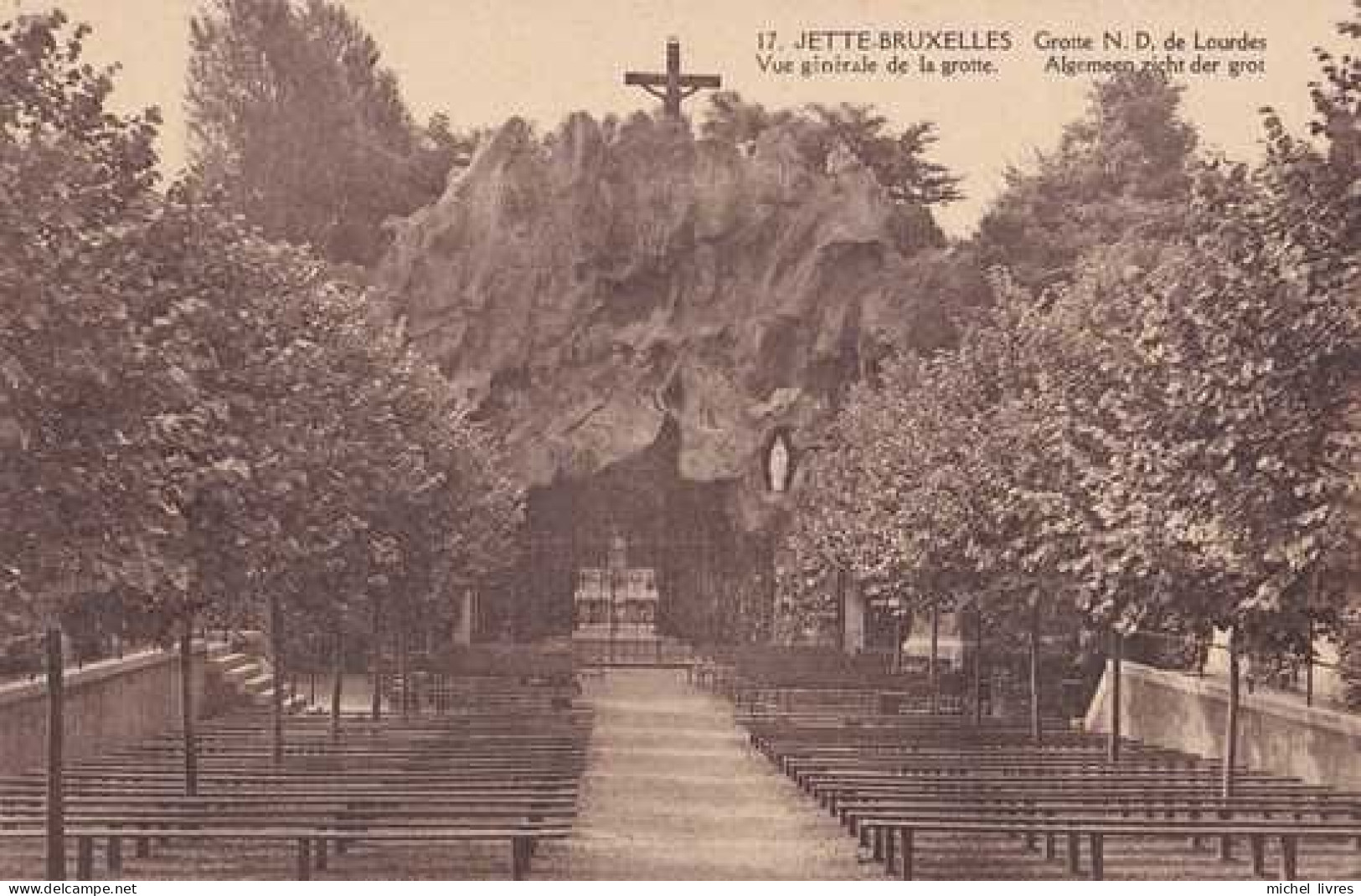 Laeken-Jette - Grotte De ND De Lourdes - Pas Circulé - Vue Générale De La Grotte - TBE - Jette