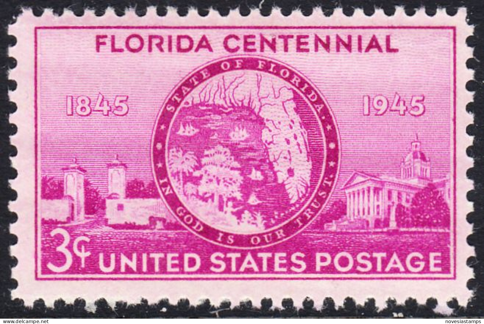 !a! USA Sc# 0927 MNH SINGLE (a2) - Florida Statehood - Unused Stamps