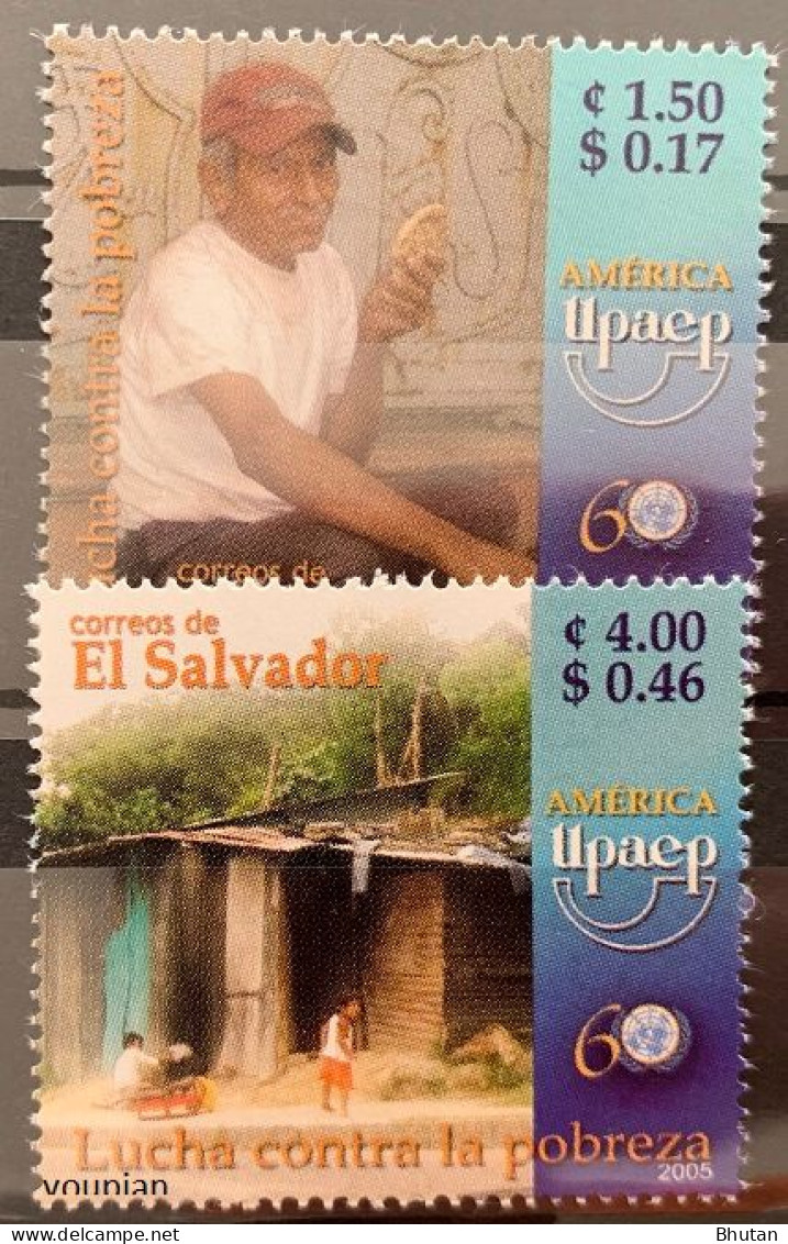 El Salvador 2005, Fight Against Poverty, MNH Stamps Set - Salvador
