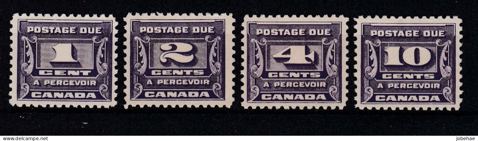 Canada Taxe YT° 10-13 - Postage Due
