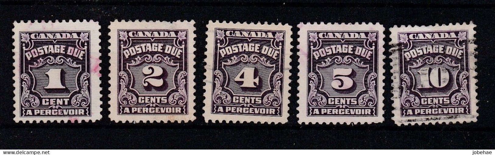 Canada Taxe YT° 14-20 - Postage Due