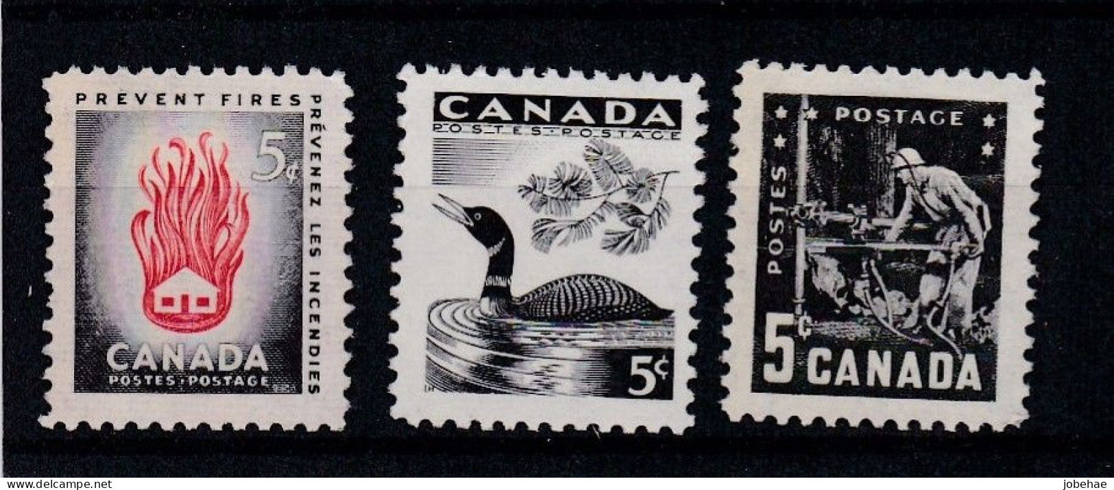 Canada YT° 291 + 296 + 300 - Used Stamps