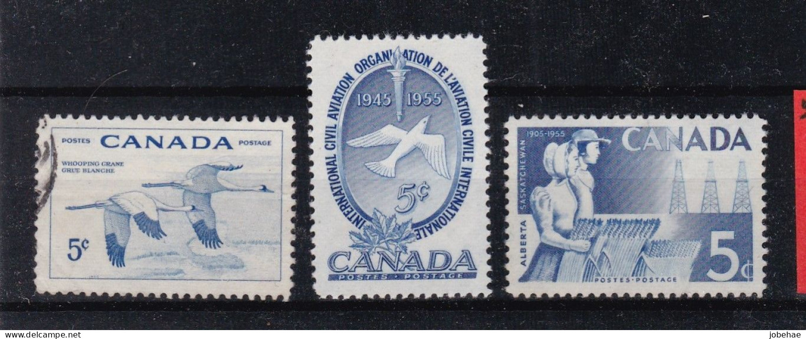 Canada YT° 279-280 + 281 + 282 - Used Stamps