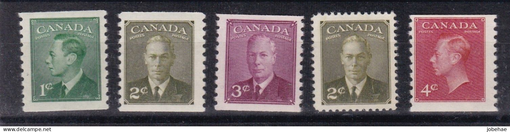 Canada YT° 236-240 - Used Stamps