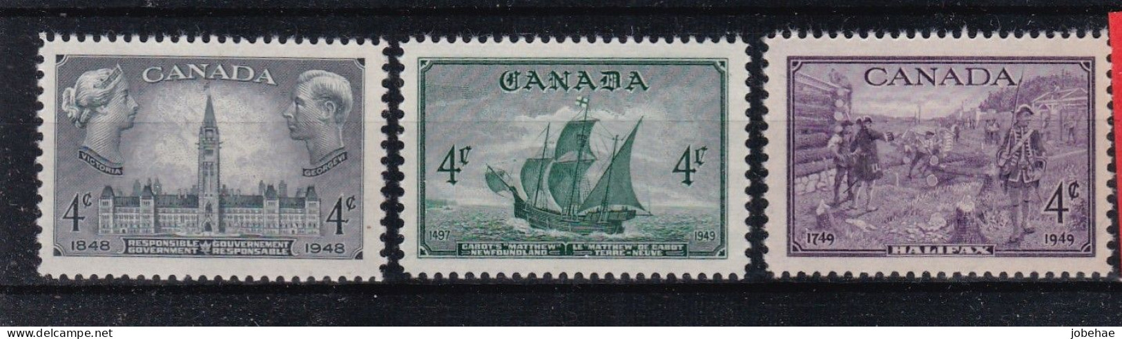 Canada YT° 228 + 229 + 230 - Used Stamps