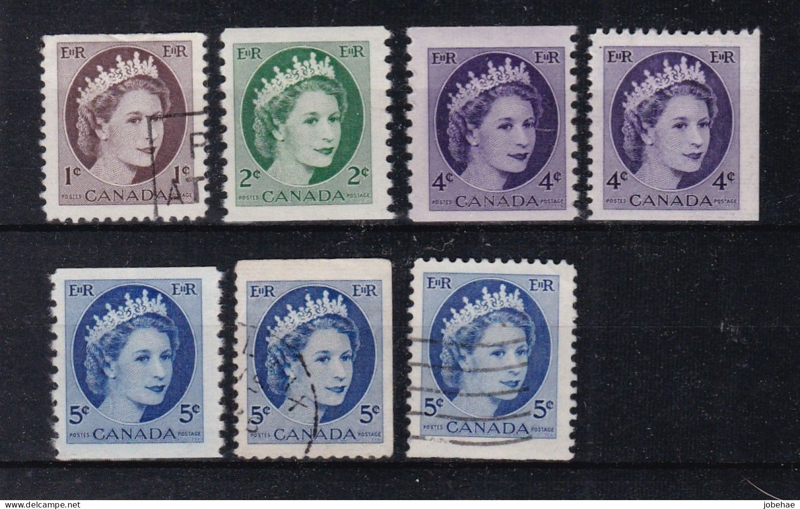 Canada YT° 267-272 - Used Stamps