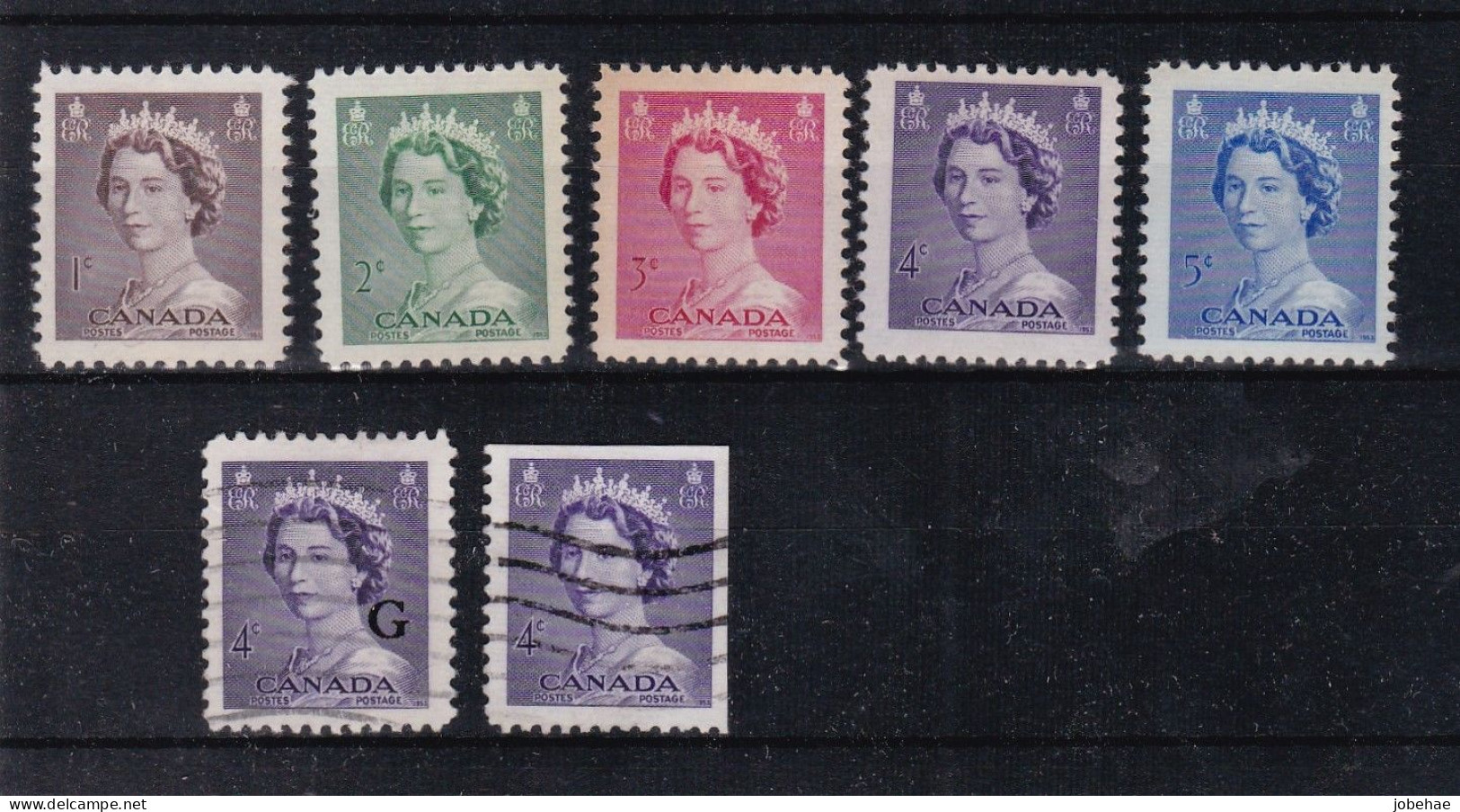 Canada YT° 260-264 - Used Stamps