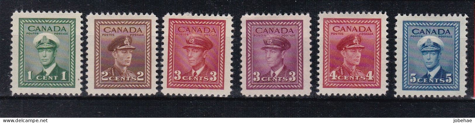 Canada YT° 205-218 - Used Stamps