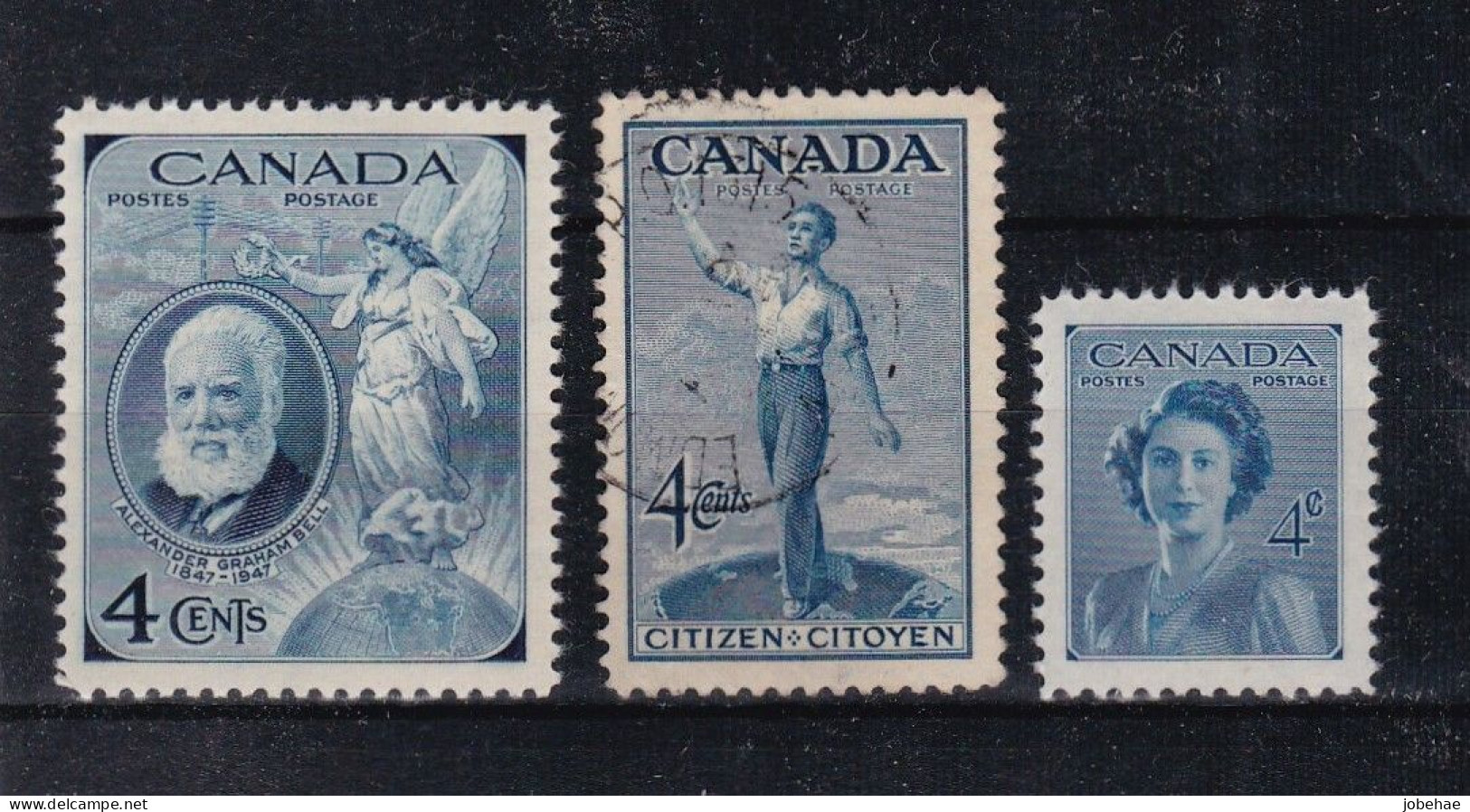 Canada YT° 225 + 226 + 227 - Used Stamps