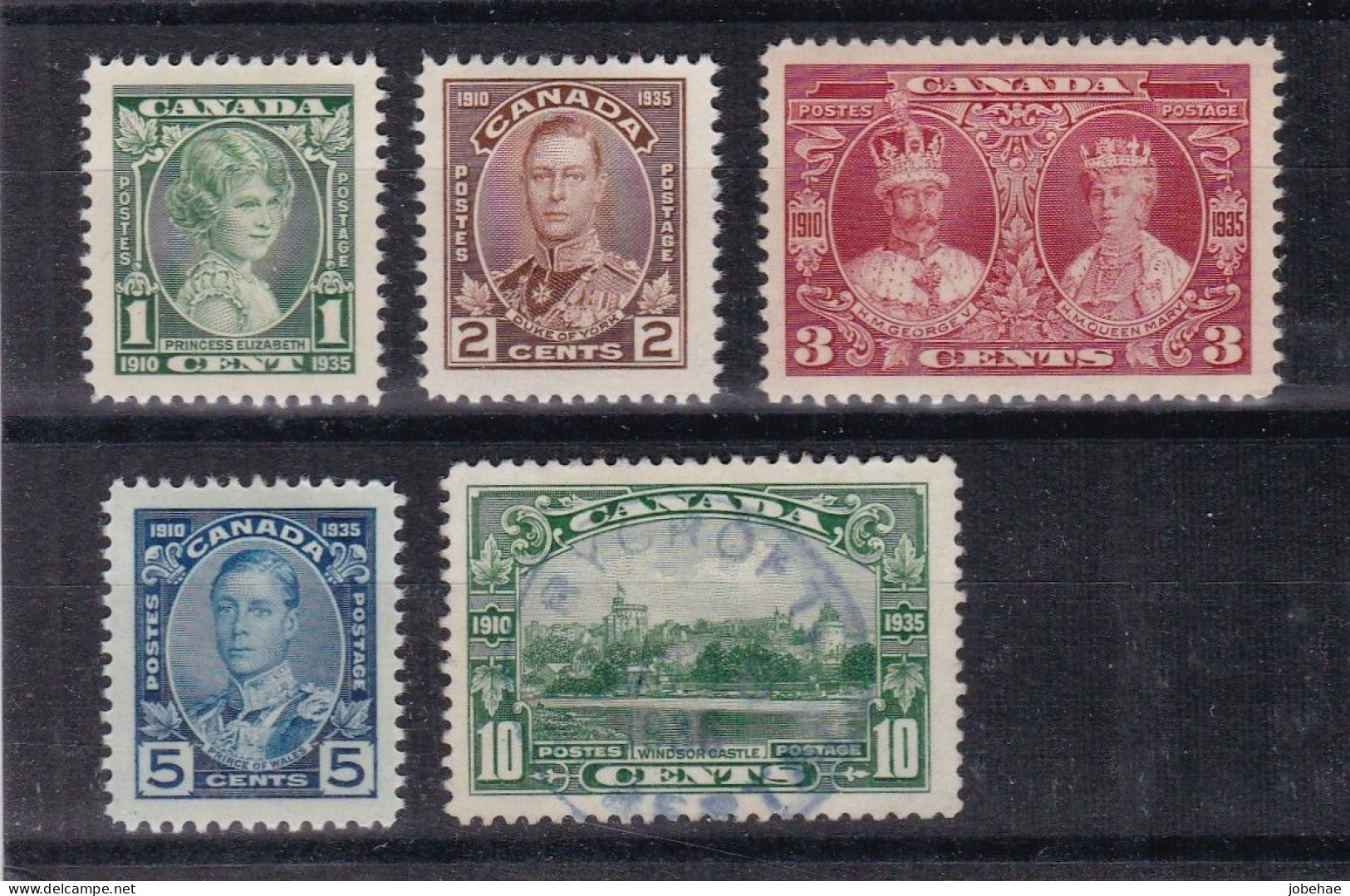Canada YT° 173-178 - Used Stamps