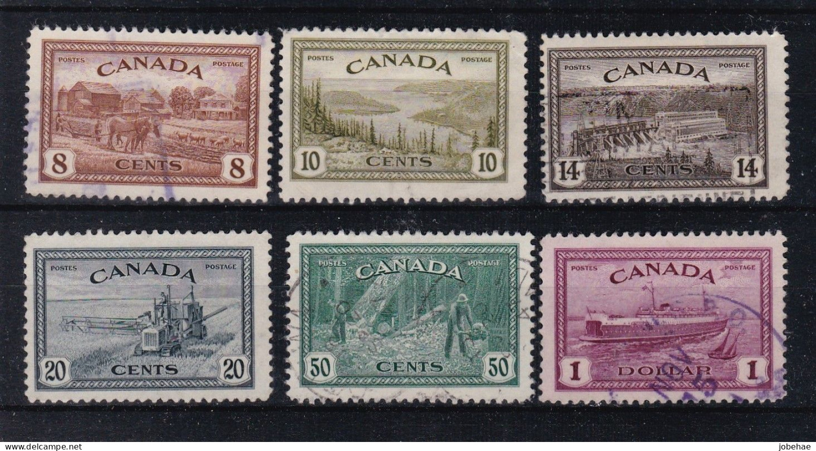 Canada YT° 219-224 - Usati