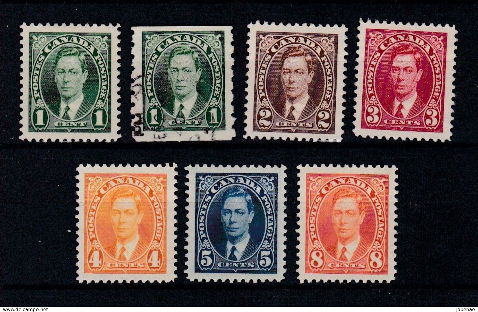 Canada YT° 190-195 - Used Stamps