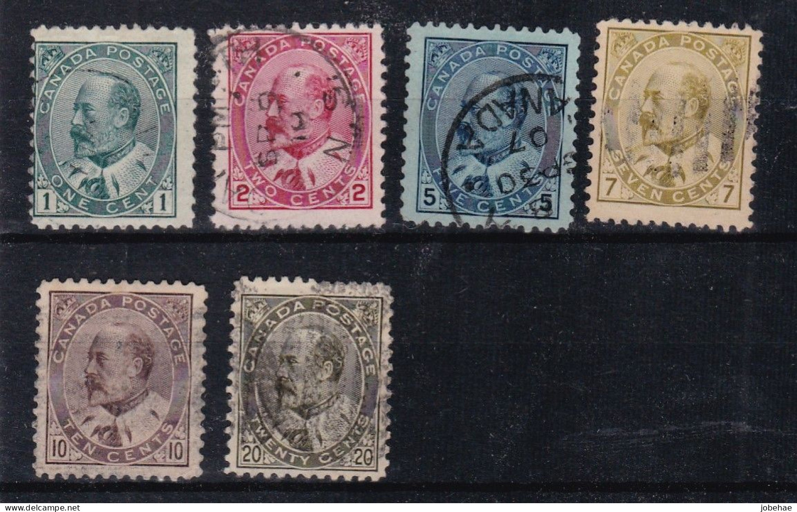 Canada YT° 78-84 - Used Stamps