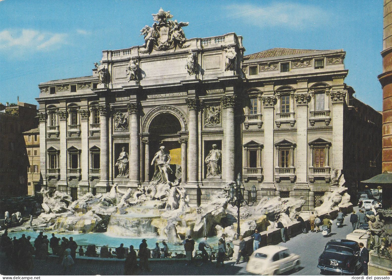 Cartolina Roma - Fontana Di Trevi - Fontana Di Trevi