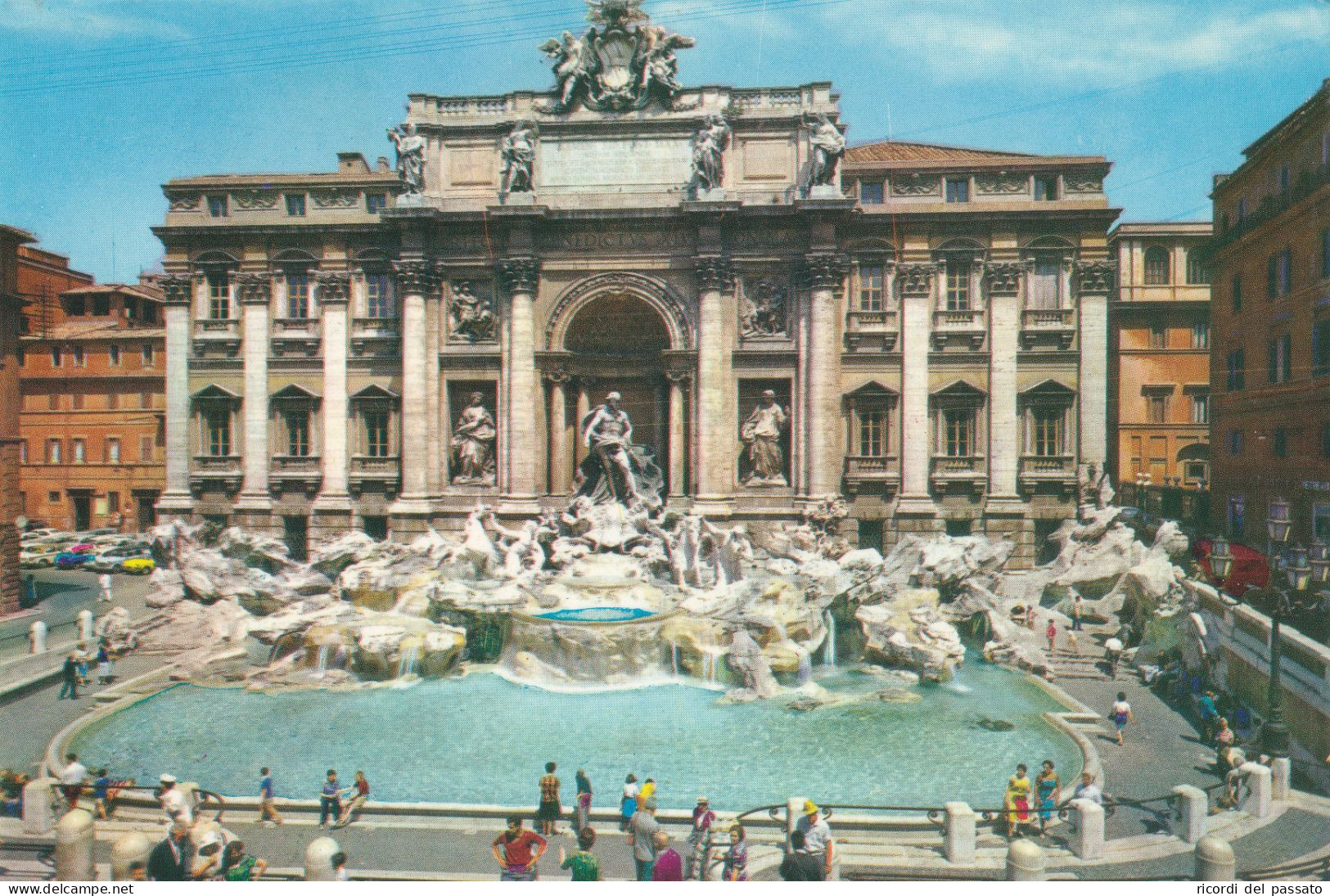 Cartolina Roma - Fontana Di Trevi - Fontana Di Trevi