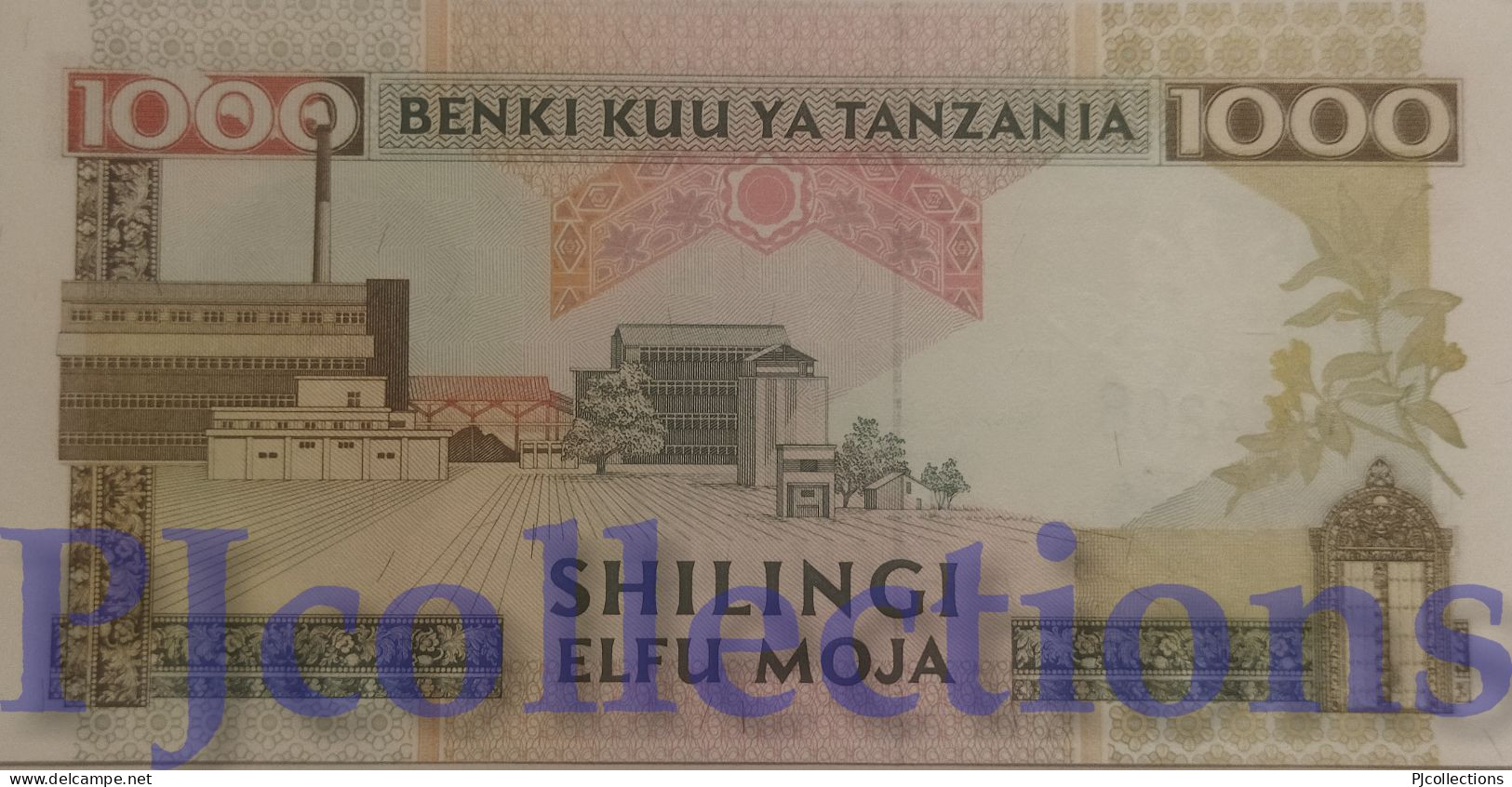 TANZANIA 1000 SHILINGI 1993 PICK 27c UNC - Tanzanie