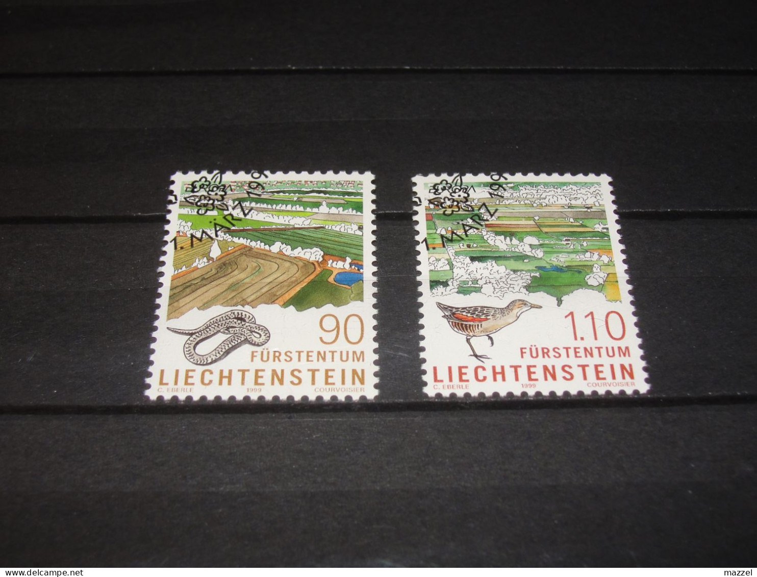LIECHTENSTEIN   SERIE 1190-1191   GEBRUIKT (USED) - Used Stamps