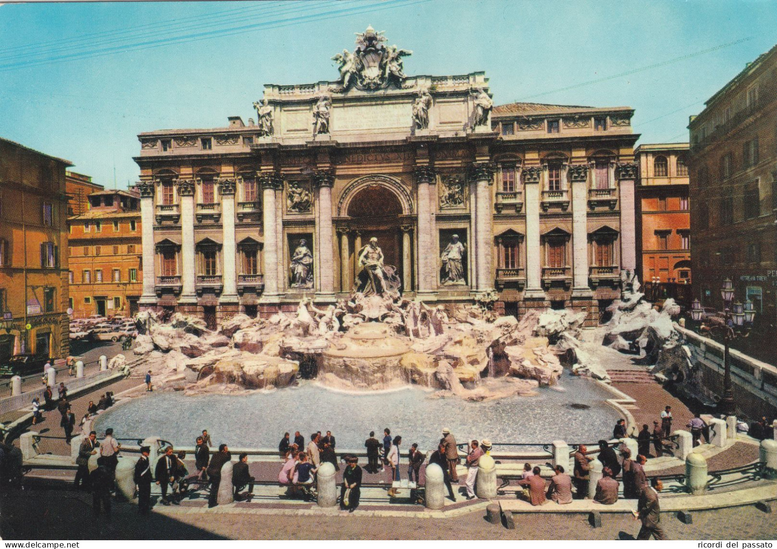 Cartolina Roma - Fontana Di Trevi - Fontana Di Trevi