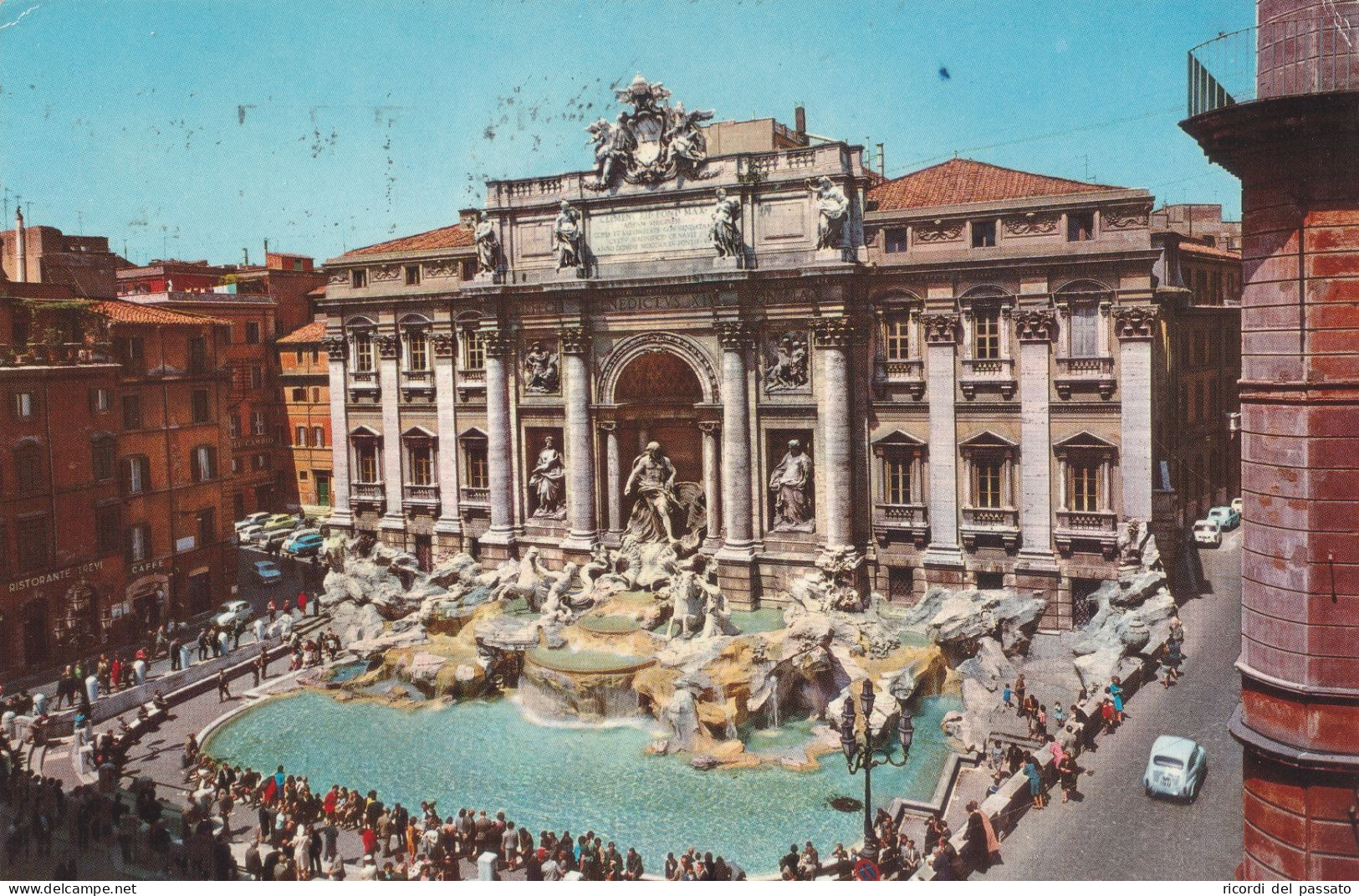 Cartolina Roma - Fontana Di Trevi - Fontana Di Trevi