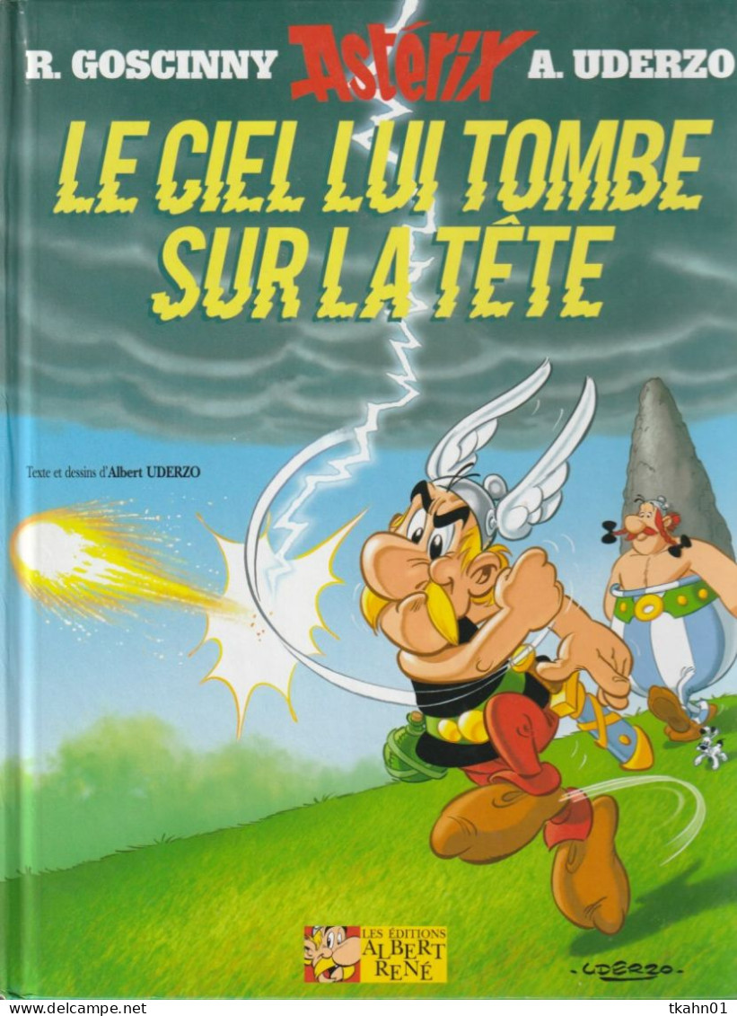 ASTERIX " ASTERIX LE CIEL LUI TOMBE SUR LA TETE "  EDITIONS ALBERT-RENE DE 2005 - Astérix
