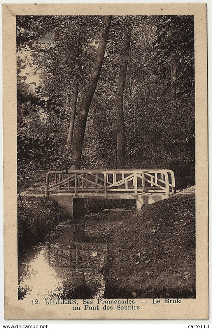 62 - B30623CPA - LILLERS - Ses Promenades, Le Brule Au Pont Des Soupirs - Bon état - PAS-DE-CALAIS - Lillers