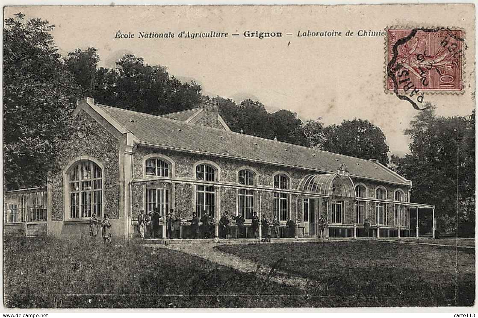 78 - B30946CPA - GRIGNON - Laboratoire De Chimie , Ecole Nationale Agriculture - Très Bon état - YVELINES - Grignon