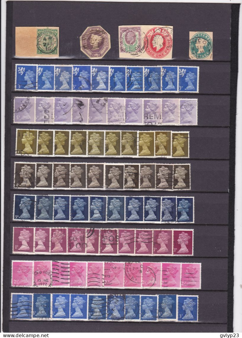 UN LOT DE 336 TIMBRES ANCIENS OBLITERES DONT MULTIPLES - Collections