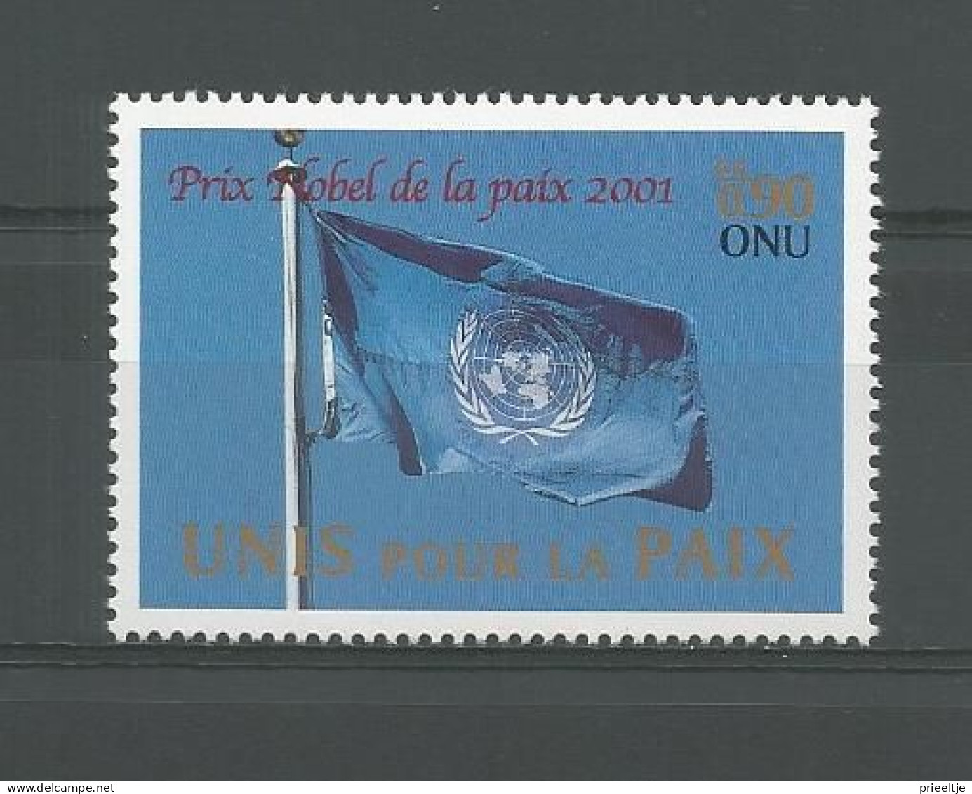 United Nations G. 2001 Nobel Prize For Peace Y.T. 445 ** - Ongebruikt