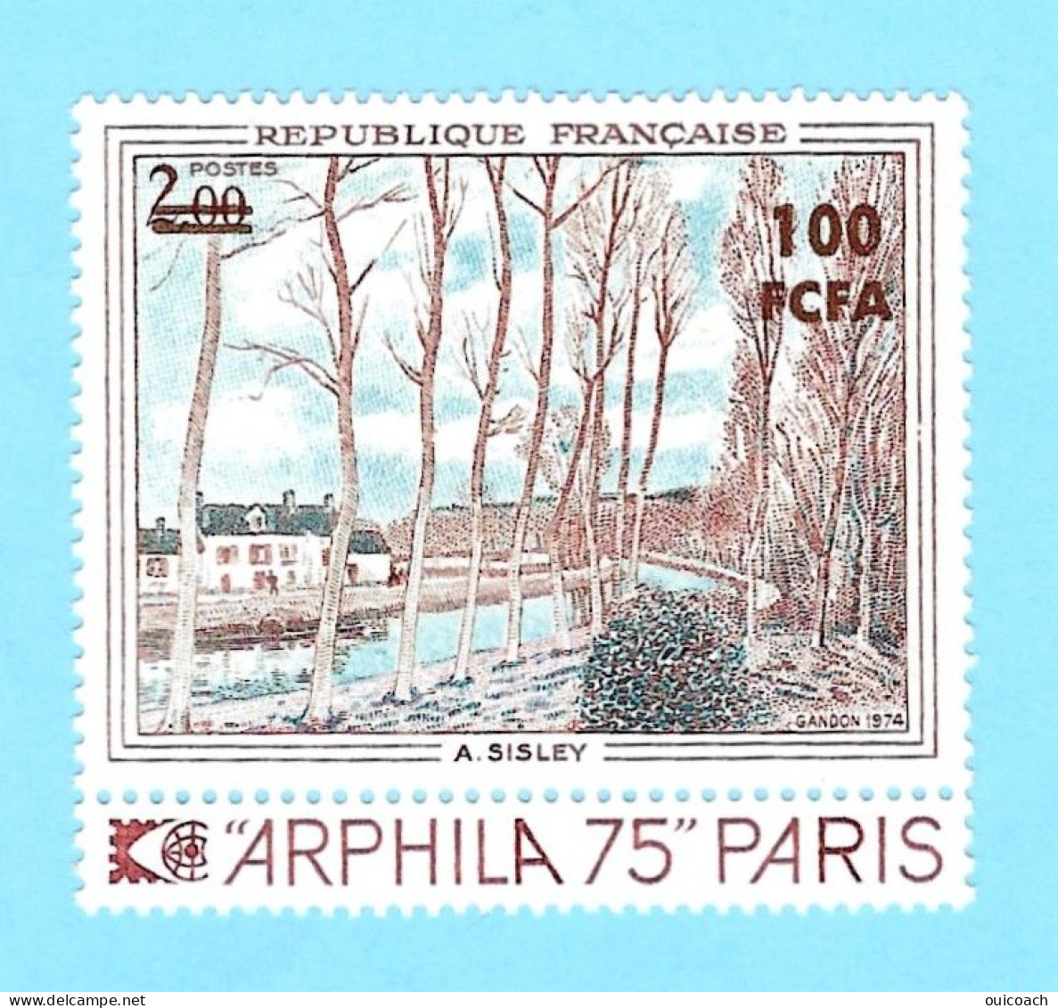 Canal Loing, Alfred Sisley, Exposition Arphila, La Réunion 426 - Impressionismus