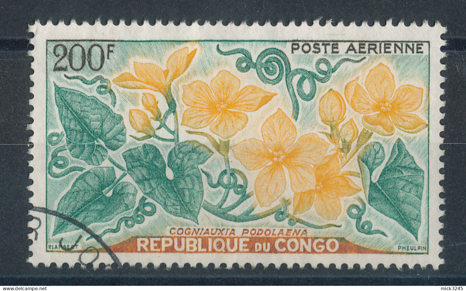 Congo PA  N°3 (o) Fleurs - Afgestempeld