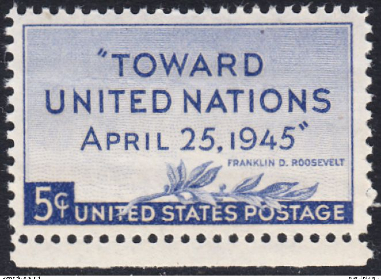 !a! USA Sc# 0928 MNH SINGLE W/ Bottom Margin (a2) - United Nations Conference - Neufs