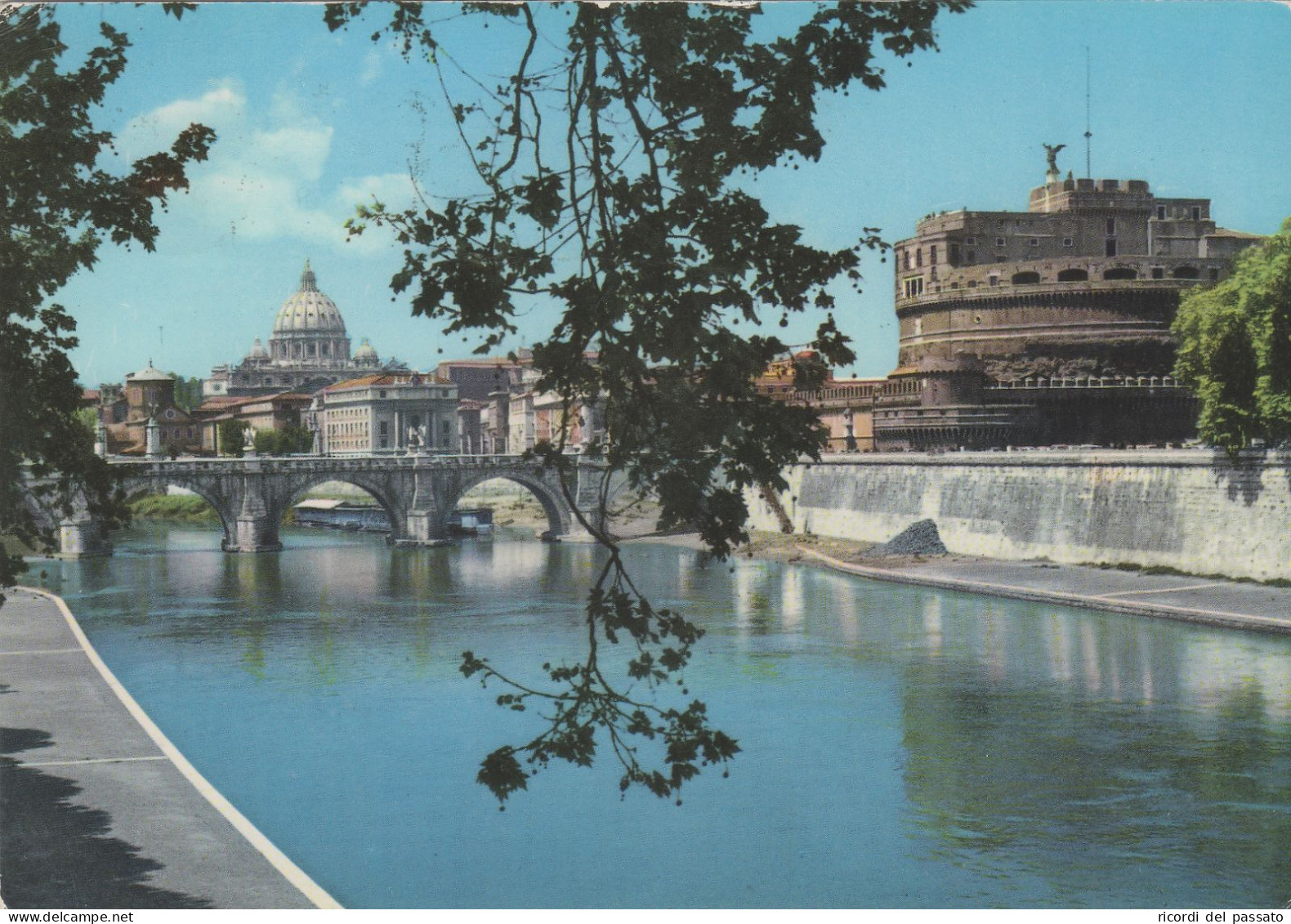 Cartolina Roma - Il Tevere E Castel Sant'angelo - Castel Sant'Angelo