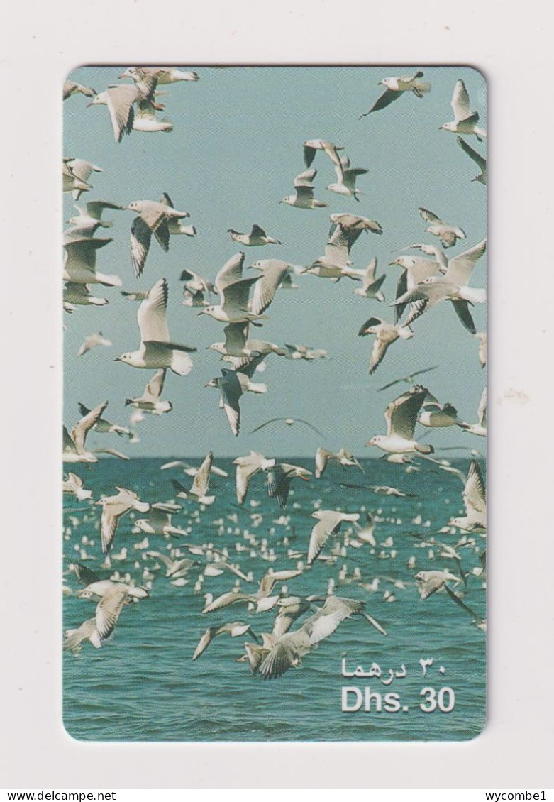 UNITED ARAB EMIRATES - Birds Sea Gulls Remote Phonecard - Emirats Arabes Unis