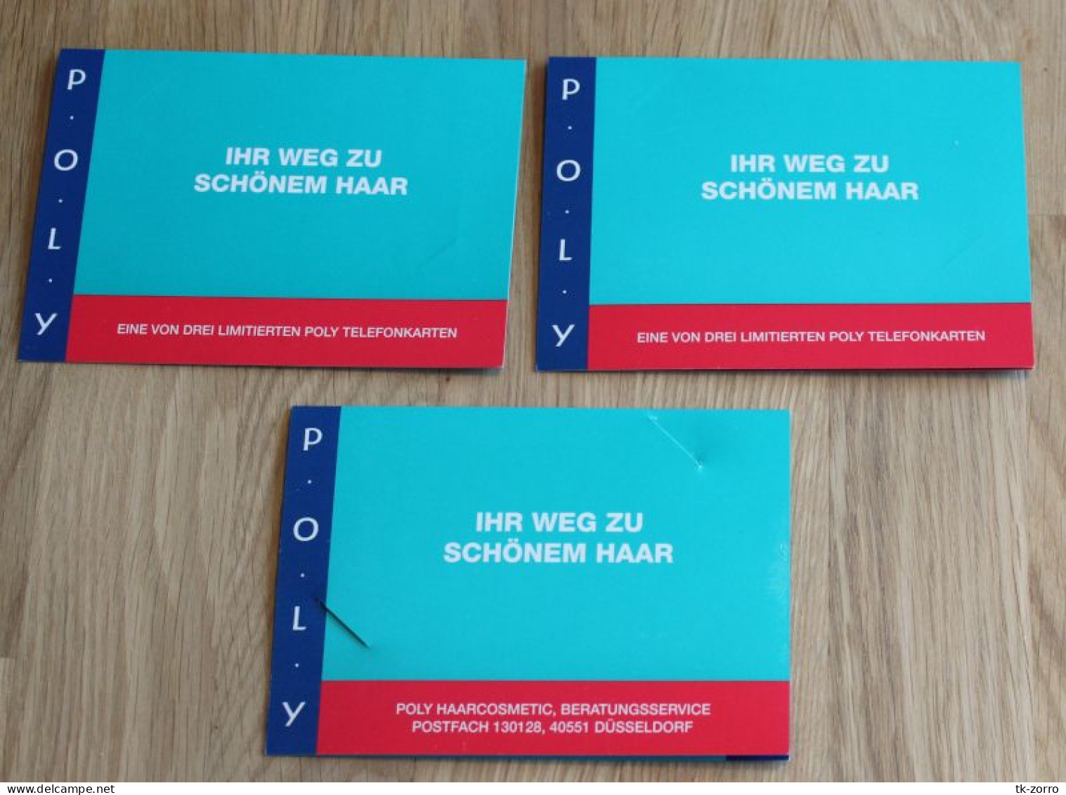 Schwarzkopf Werbetelefonkarten: Poly Swing O 1332, Poly Soft O 442 Und Polykur K 041 Mint/unused An Sammler Abzugeben. - O-Series: Kundenserie Vom Sammlerservice Ausgeschlossen