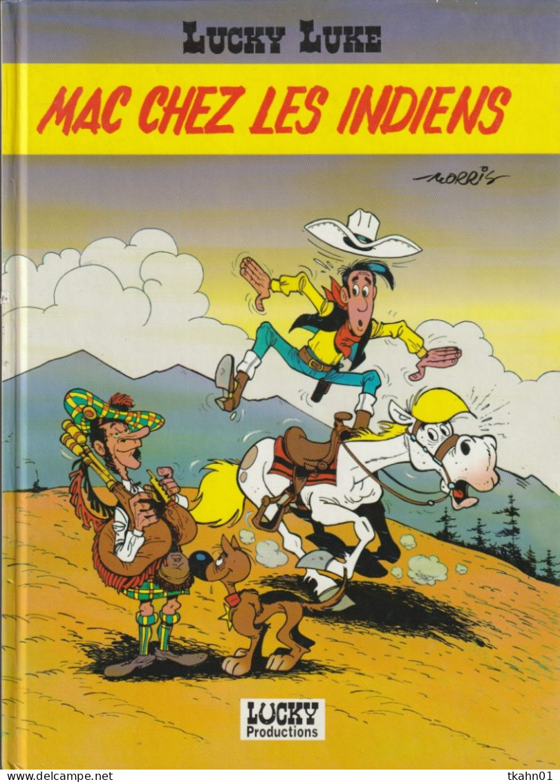 LUCKY-LUKE " MAC CHEZ LES INDIENS " LUCKY PRODUCTIONS  DE 1995 - Lucky Luke