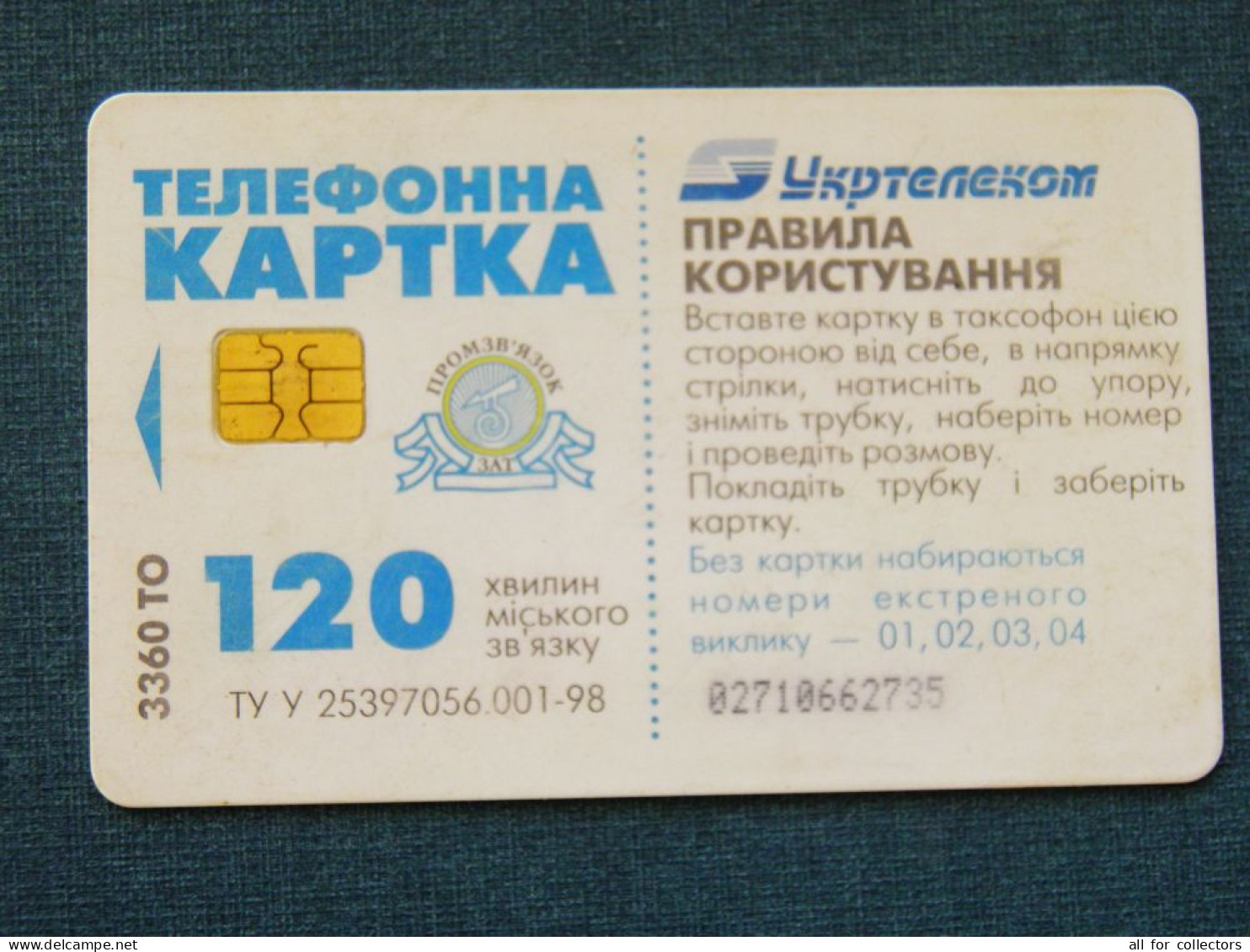 Phonecard Chip Advertising Shandy Shampoo Woman 3360 Units 120 Calls UKRAINE - Ucraina