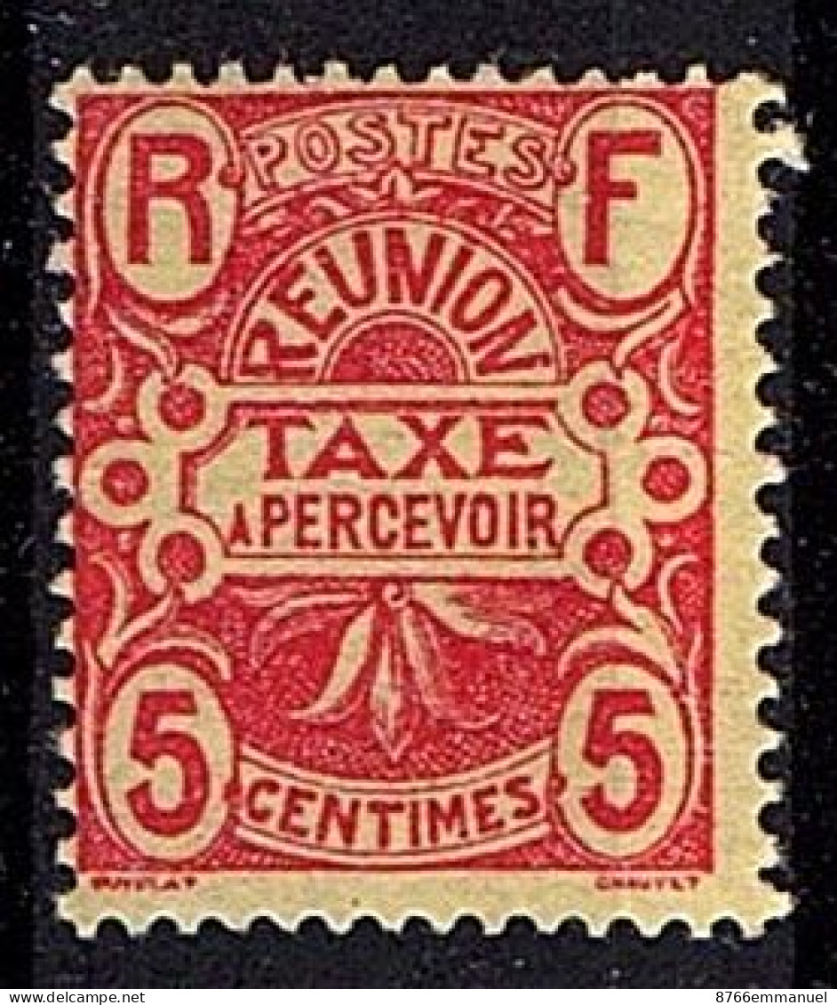 REUNION TAXE N°6 N** - Timbres-taxe