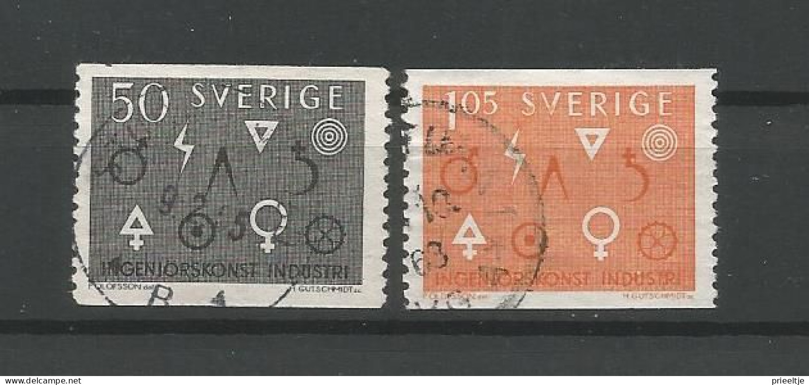 Sweden 1963 Industry Y.T. 505/506 (0) - Used Stamps